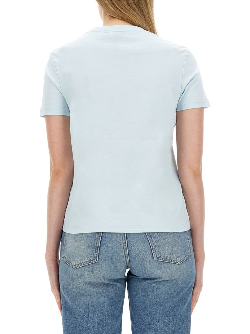 Lanvin Regular Fit T-Shirt With Signature Logo Detail
