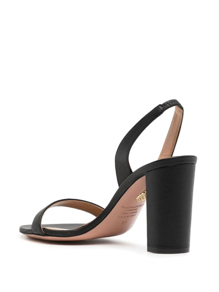 Aquazzura So Nude Block Sandal 85