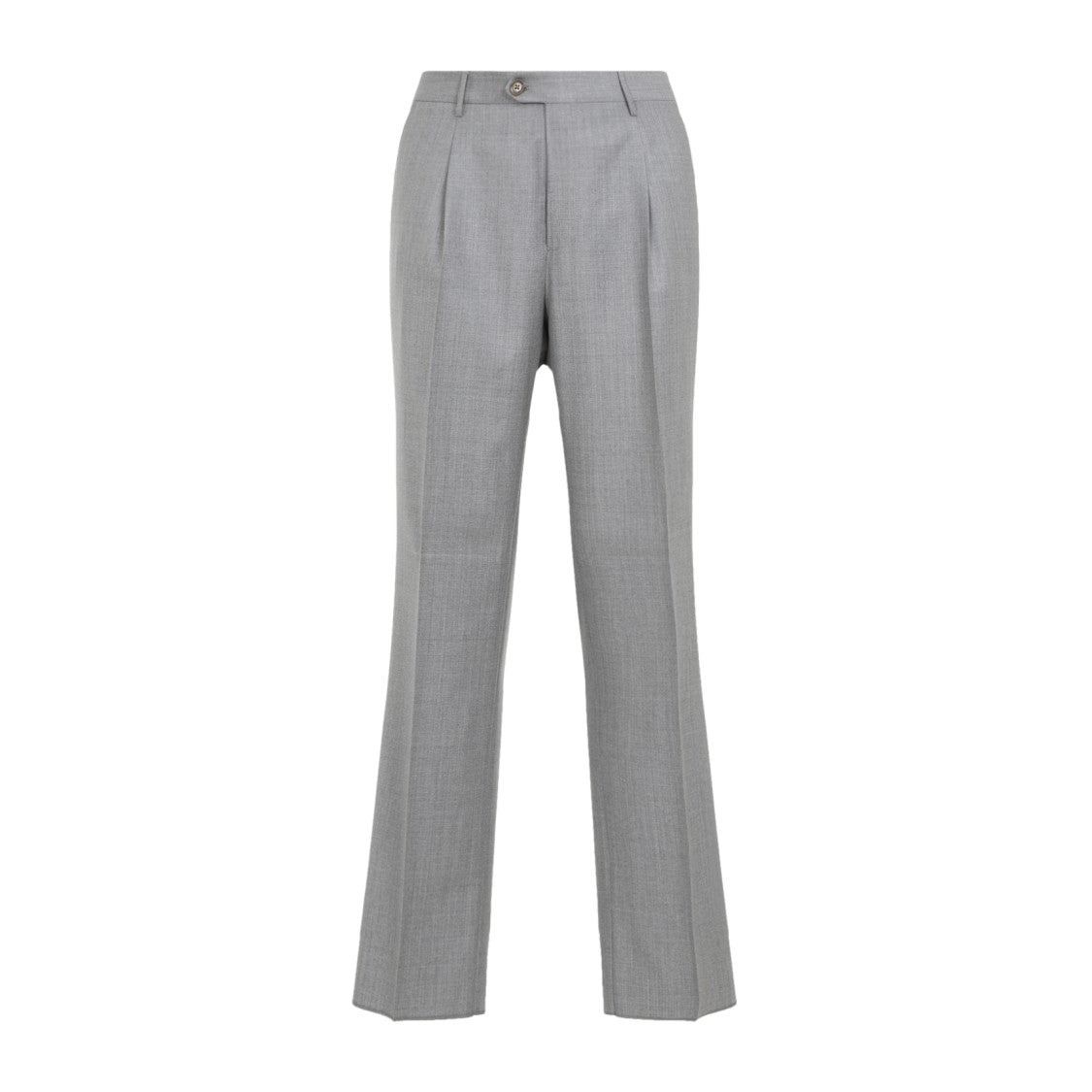 Etro Single Pleat Grey Wool Pants