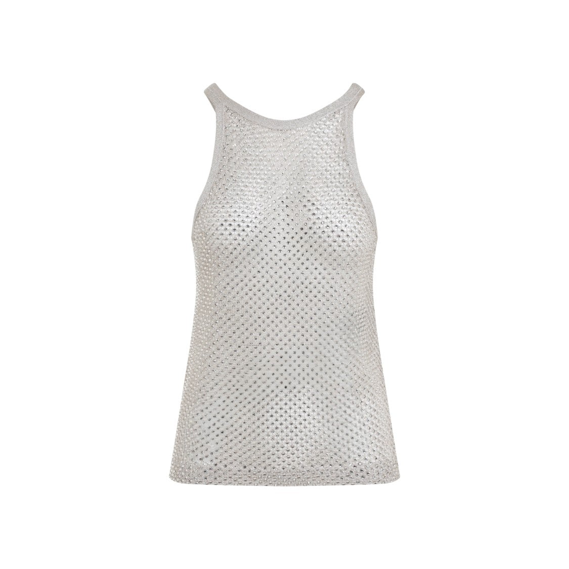 Tom Ford Lurex Knit Beige Viscose Top