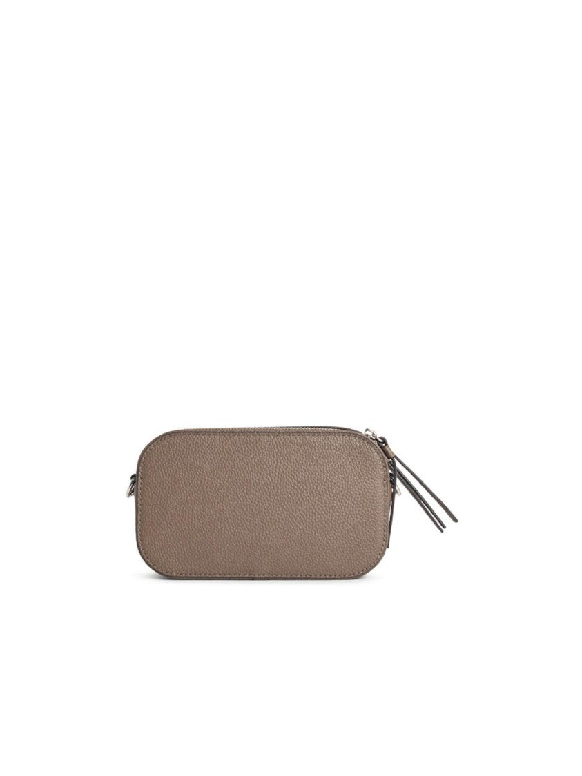 Tory Burch 'Miller' Mini Shoulder Bag In Brown Leather