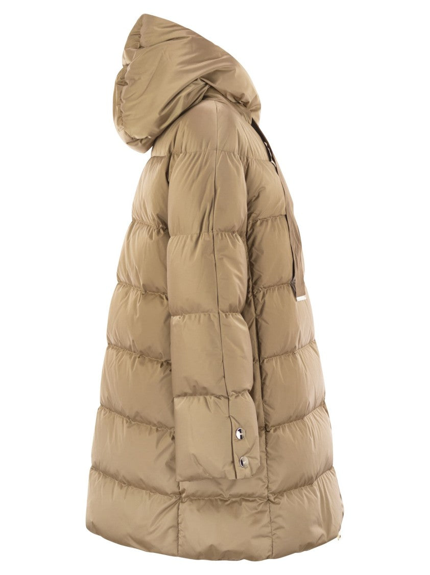 Herno A-Shape Down Jacket With Hood