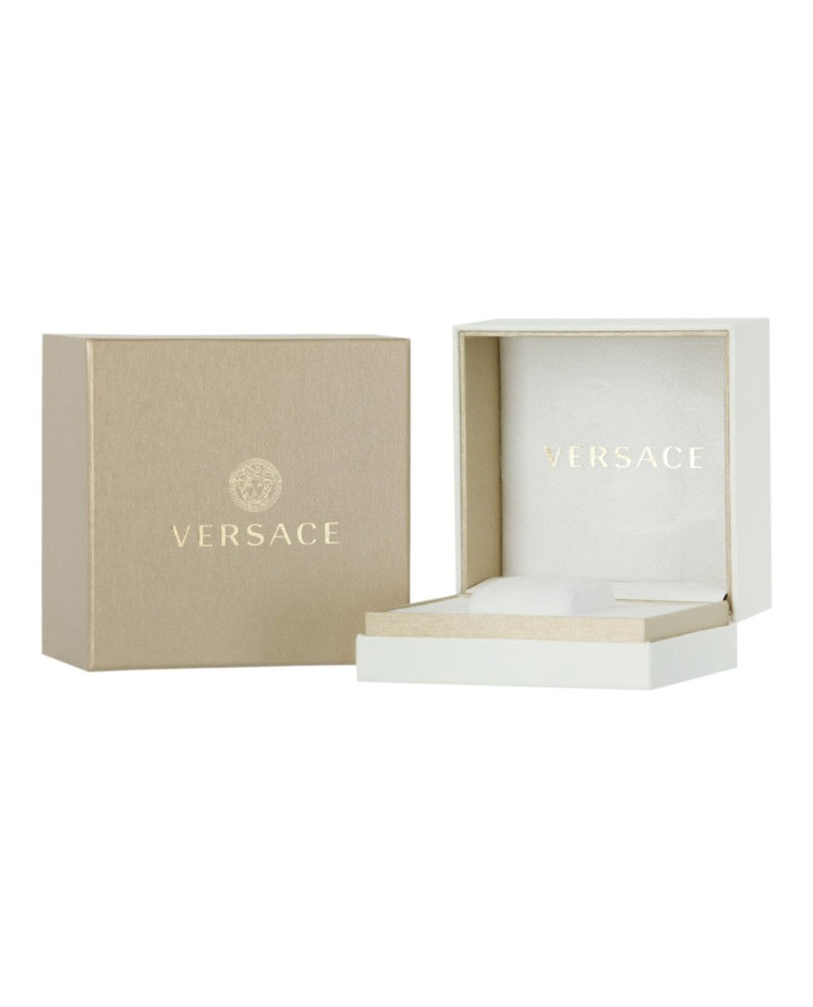 Versace Greca Chrono Leather Watch