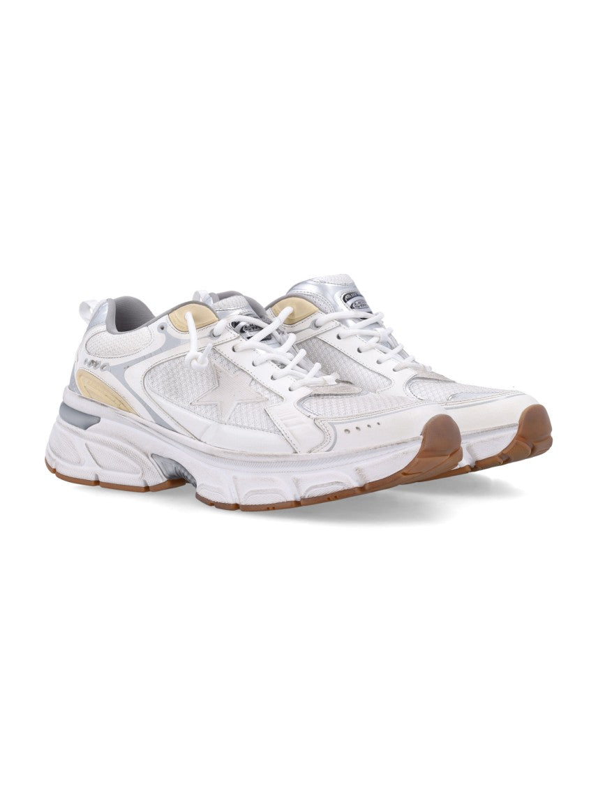 Golden Goose Lightstar Running Lightweight White Sneakers