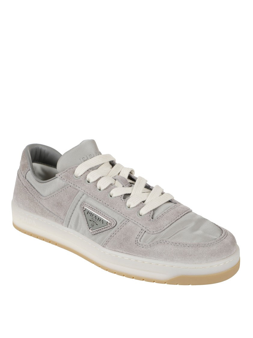 Prada Elevated Low-Profile Sneakers With Textured Design