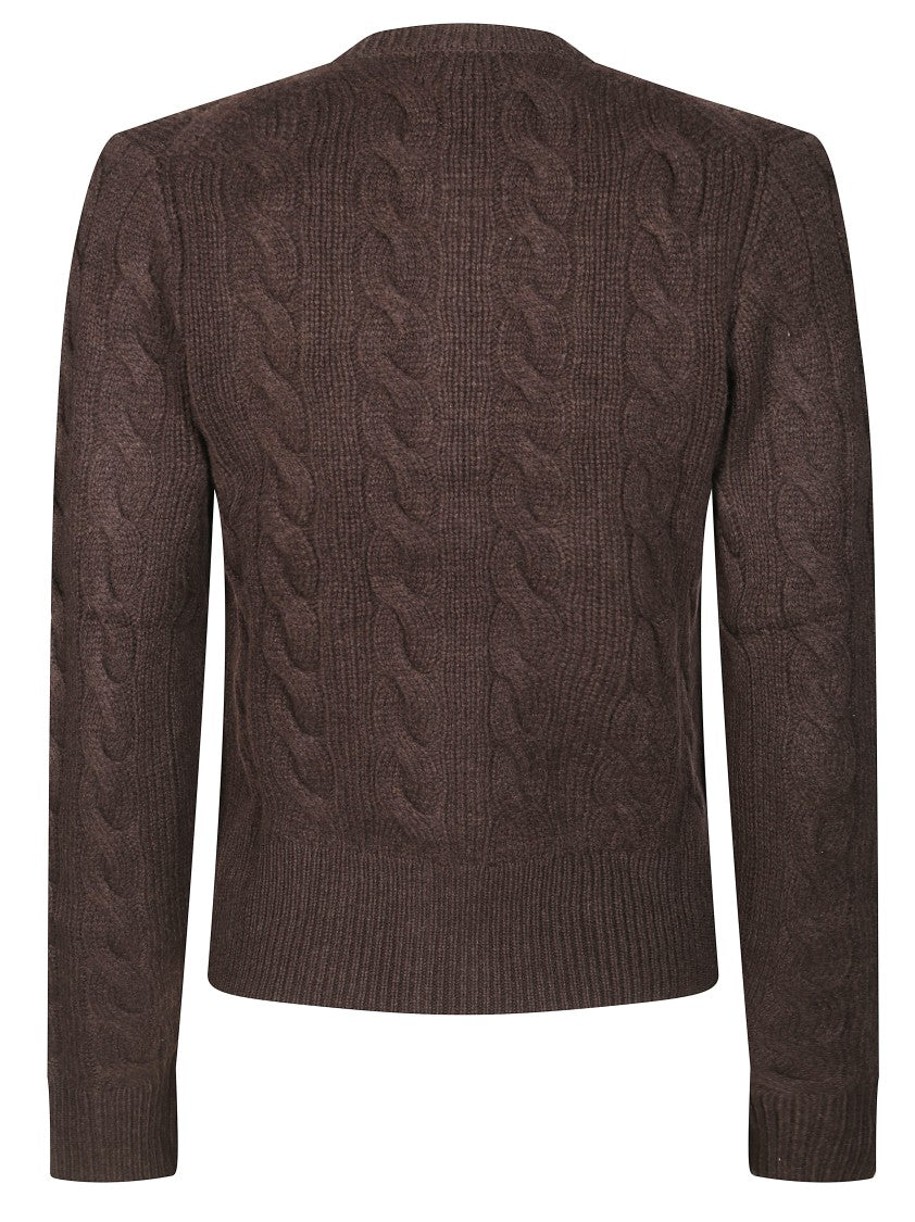Polo Ralph Lauren Cable Knit Cardigan With Button Closure