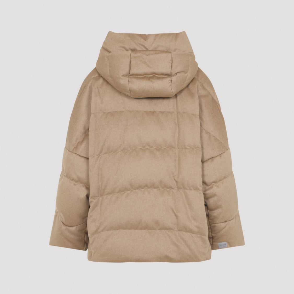 Max Mara Padded Camel Wool And Feather Down Jacket