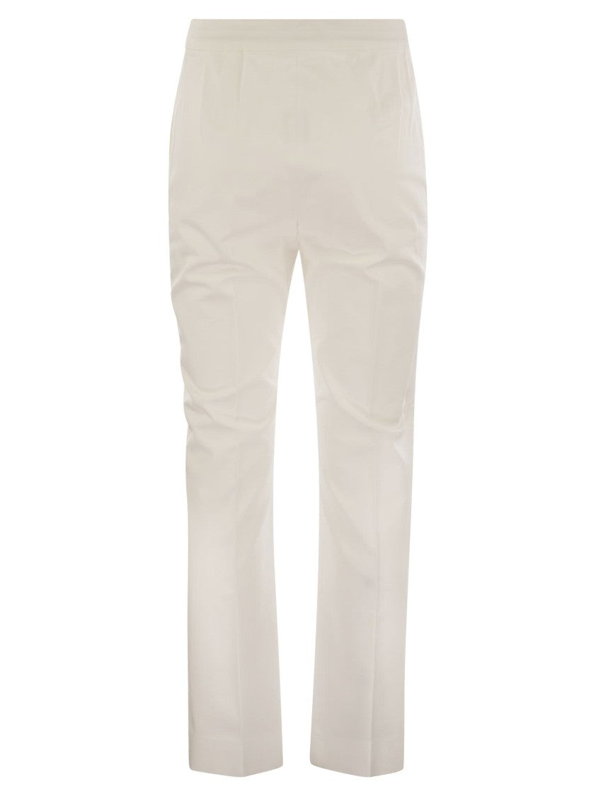 Max Mara Okra - Cotton Satin Trousers