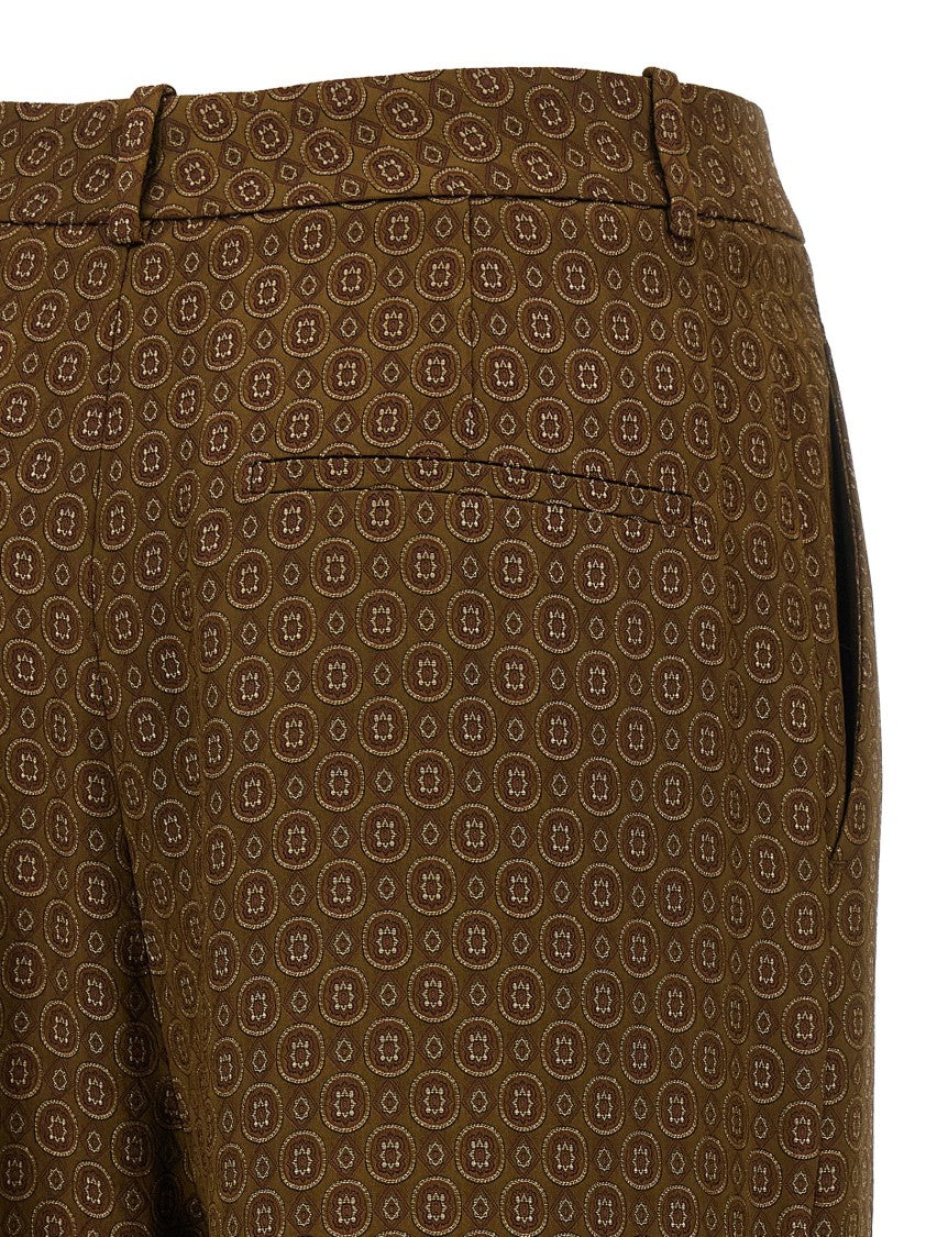 Saint Laurent 'Medaglioni' Twill Pants