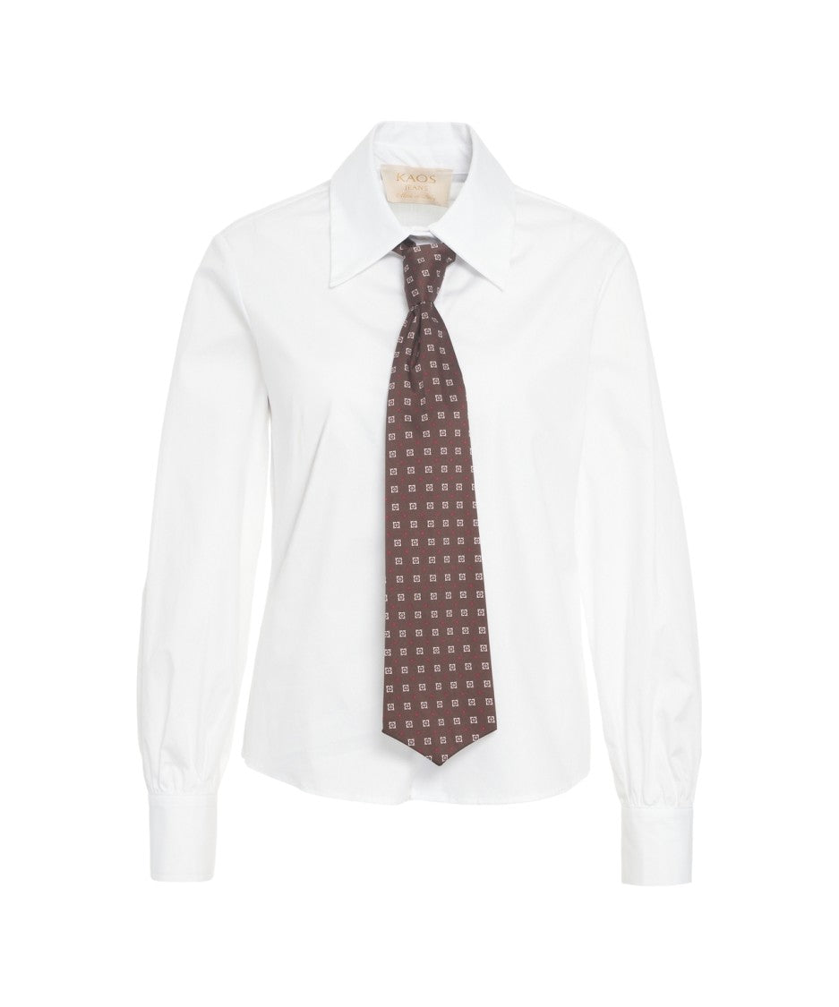 Kaos Crisp White Shirt