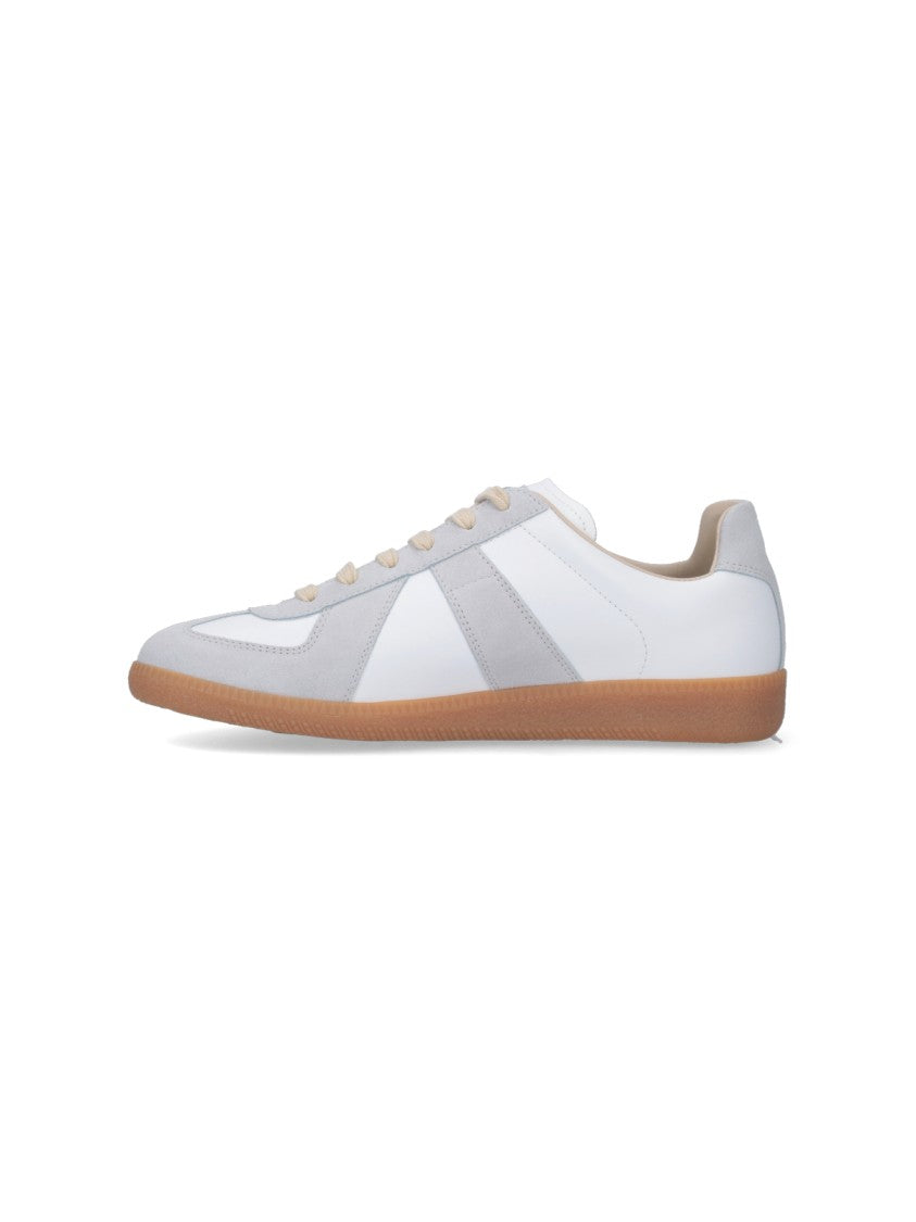 Maison Margiela Replica White Leather Sneakers