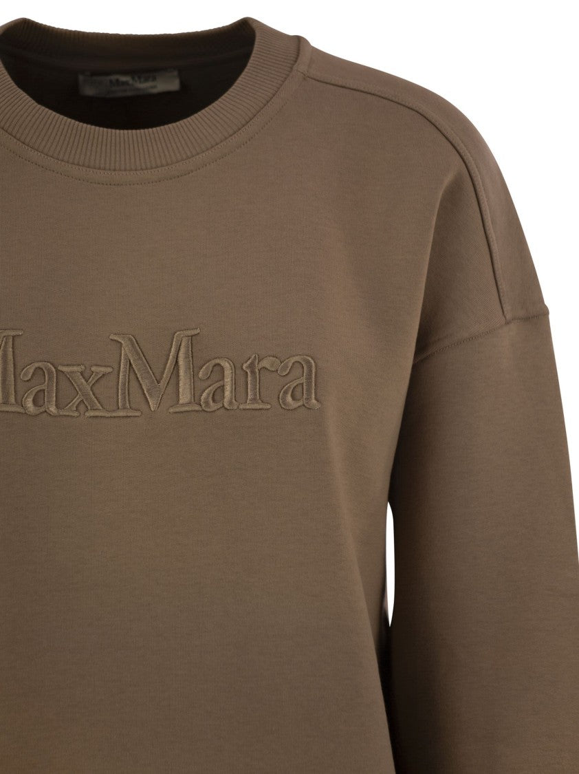 Max Mara Monza - Cotton Sweatshirt With Logo