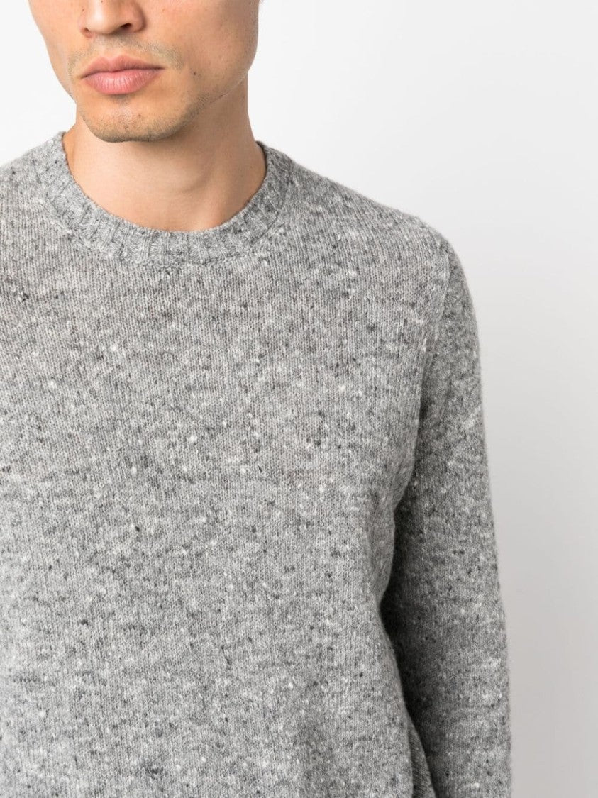 Drumohr Medium Grey Long Sleeve Crew Neck Sweater