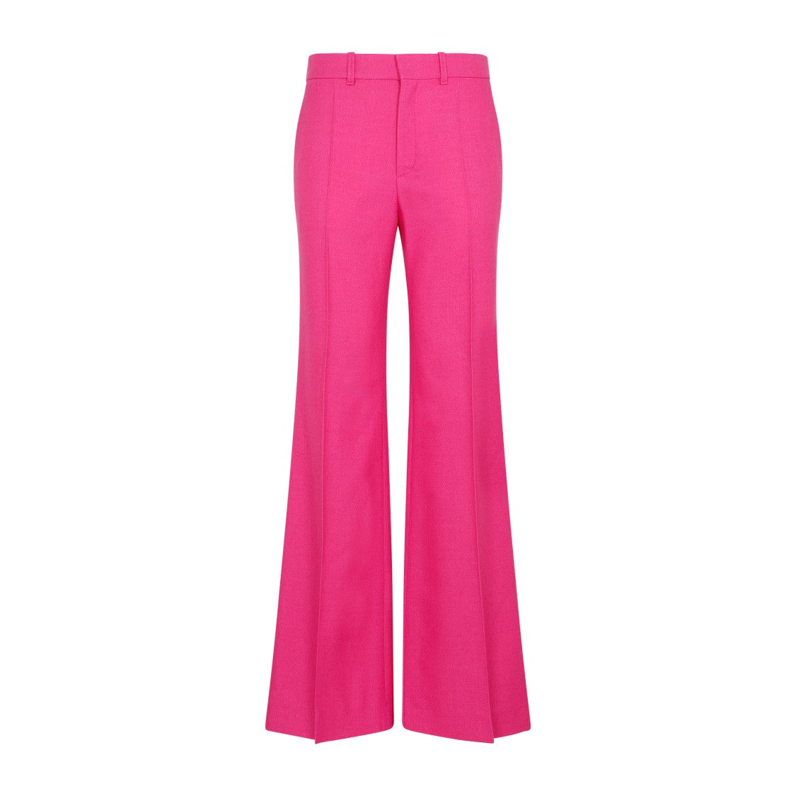 Chloé Flared Trousers In Wool-Silk-Cashmere Blend