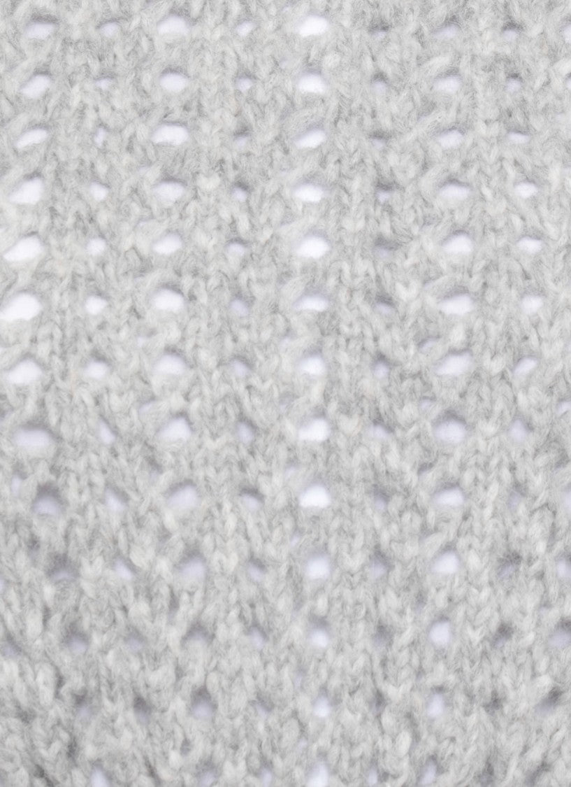 Peserico Grey Wool And Alpaca Vest
