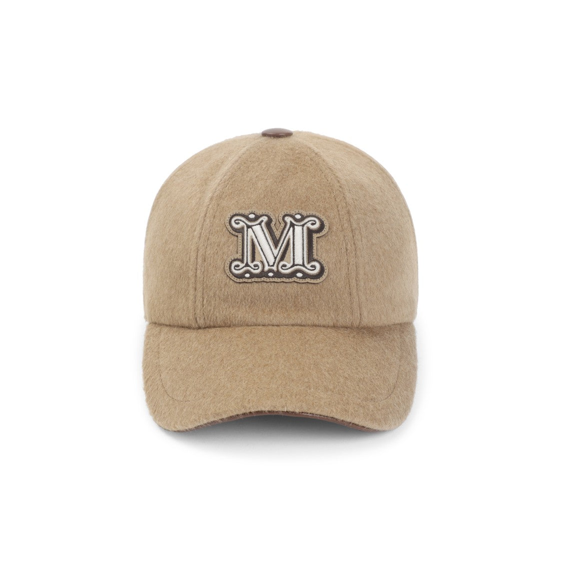 Max Mara Camel Hair Baseball Cap