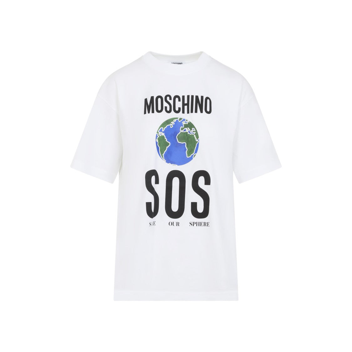 Moschino White Cotton T-Shirt