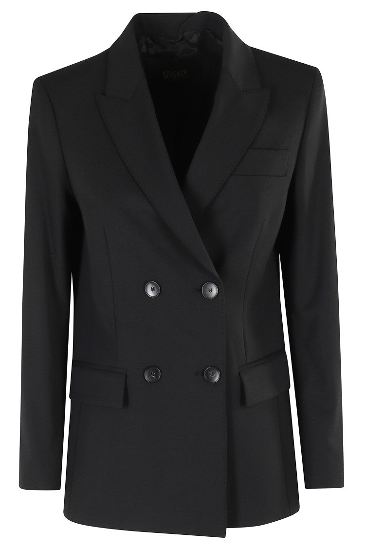 Seventy Double-Breasted Blazer With Tailored Fit