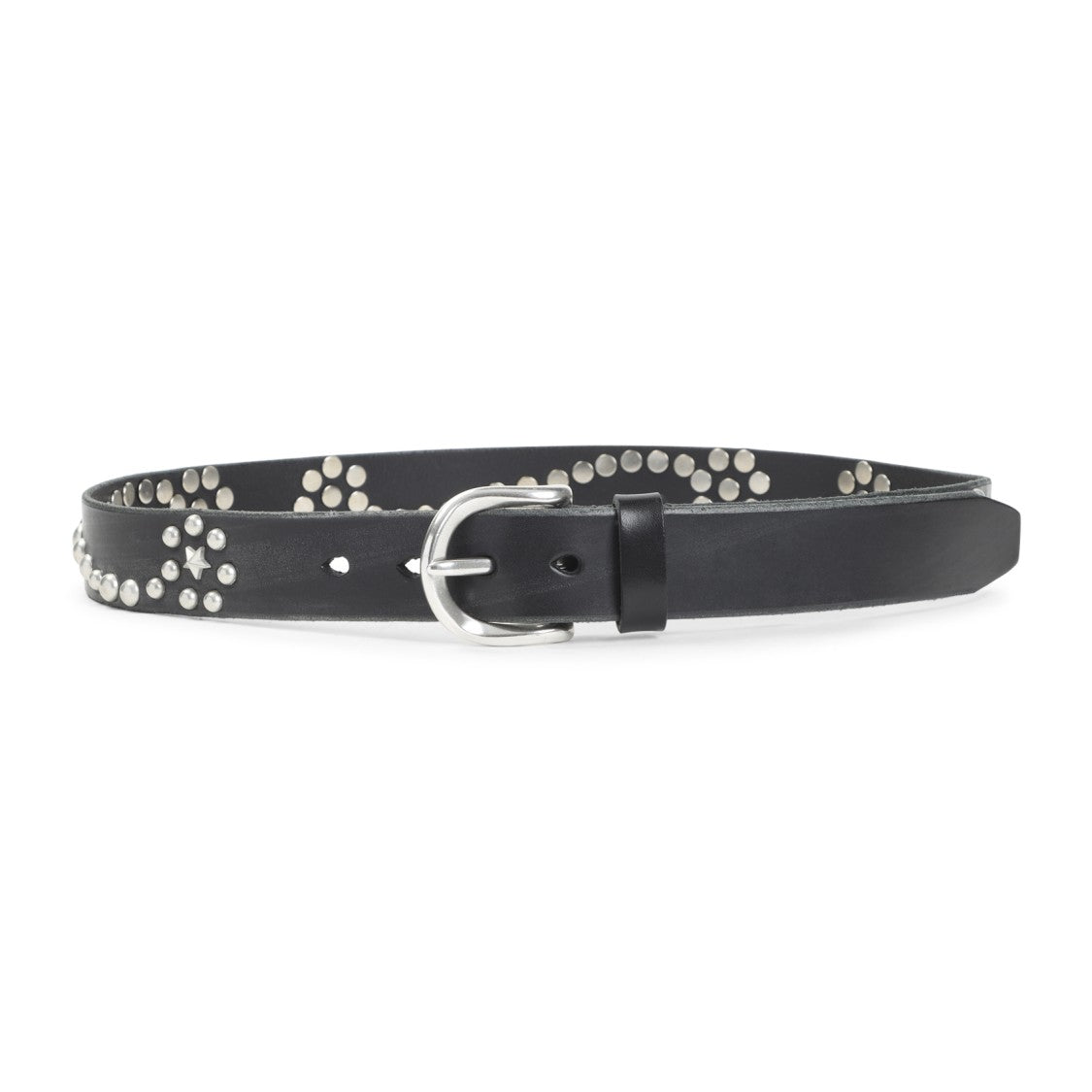 Our Legacy Black Bull Leather Star Fall Belt