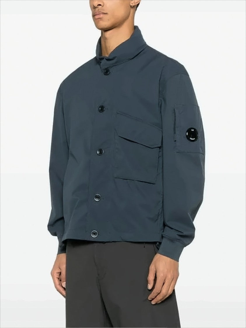 C.P. Company Boxy Cropped Jacket With High Collar