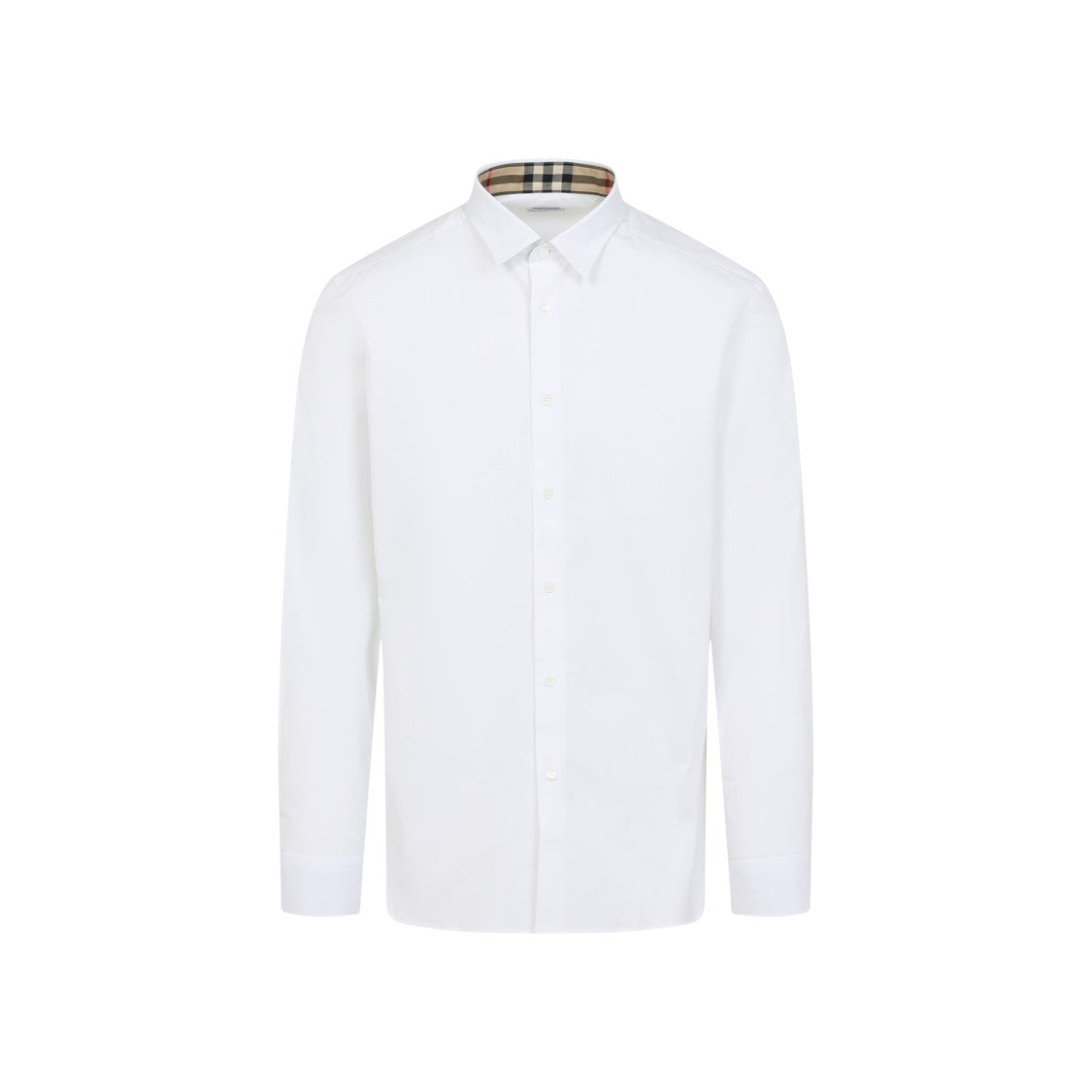 Burberry White Cotton Sherfield Shirt
