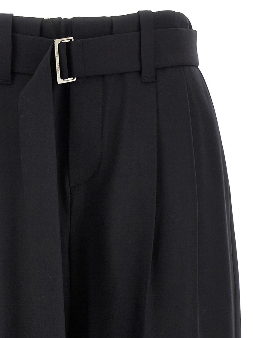 Brunello Cucinelli Belt Wool Pants
