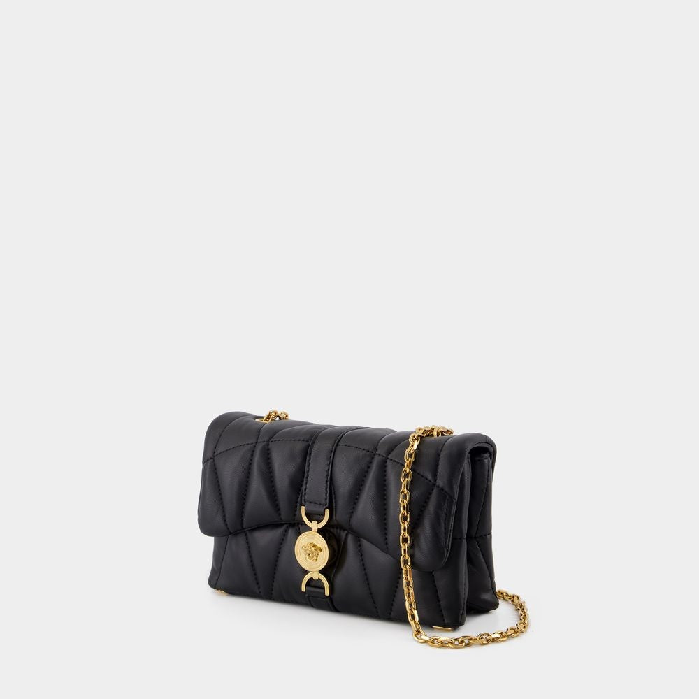 Versace Kleio Mini Shoulder Bag - Leather - Black