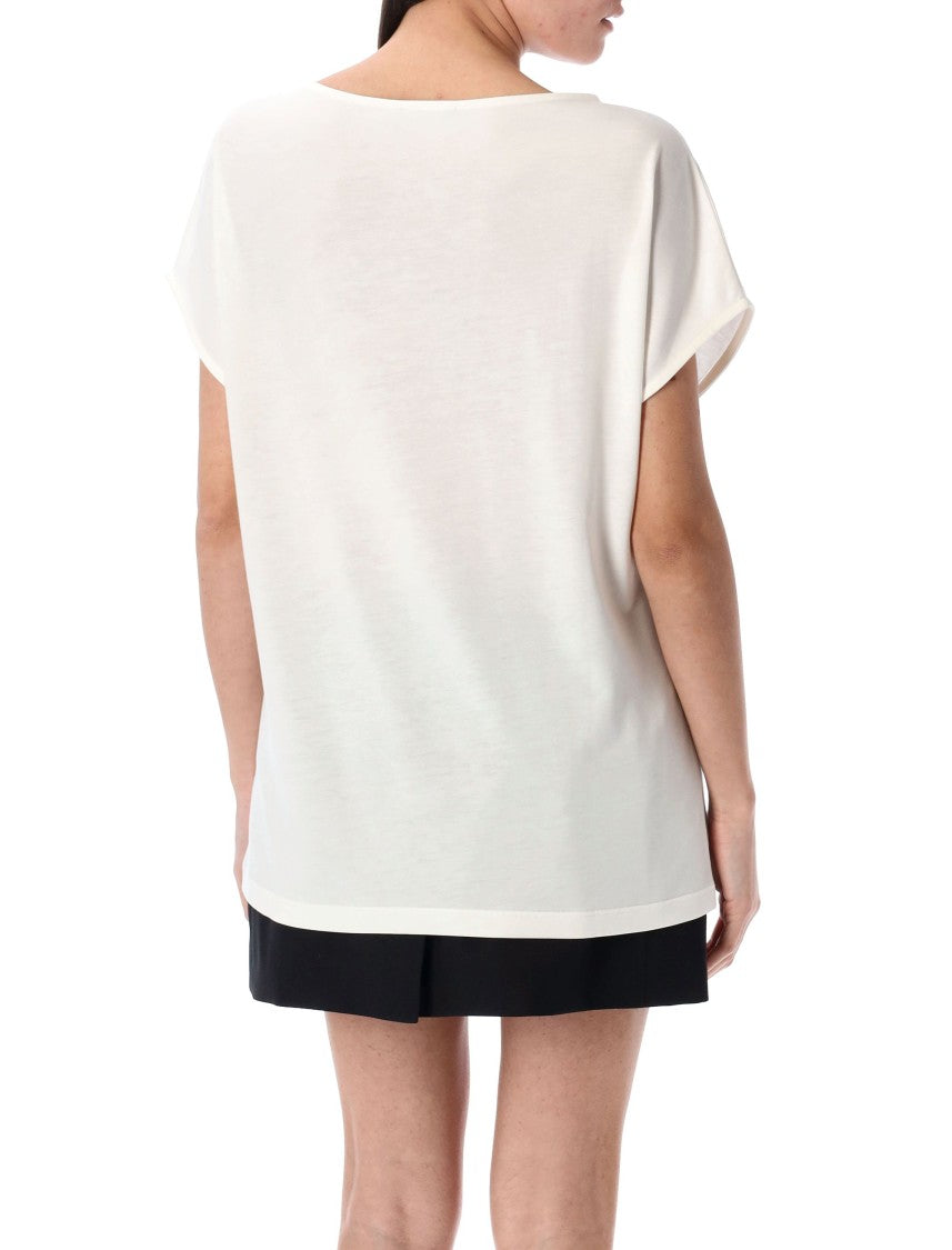 Balmain Big Eye Print Logo Tee