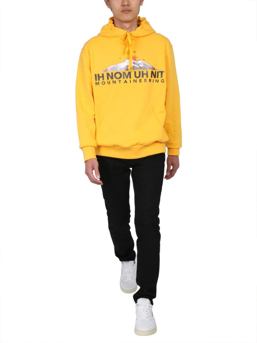 Ih Nom Uh Nit Graphic Print Hoodie With Drawstring