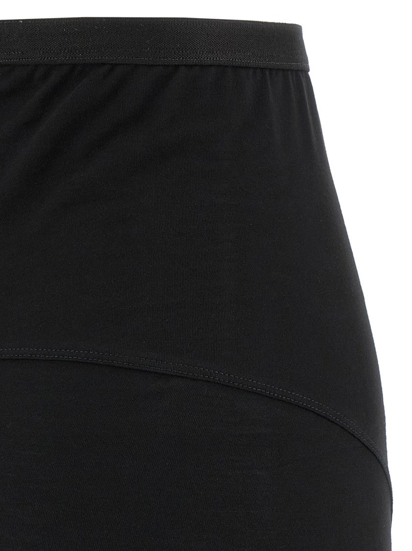 Rick Owens Long Semi-Transparent Jersey Skirt