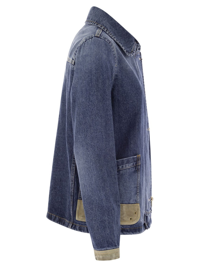 Fay 3-Hook Denim Jacket