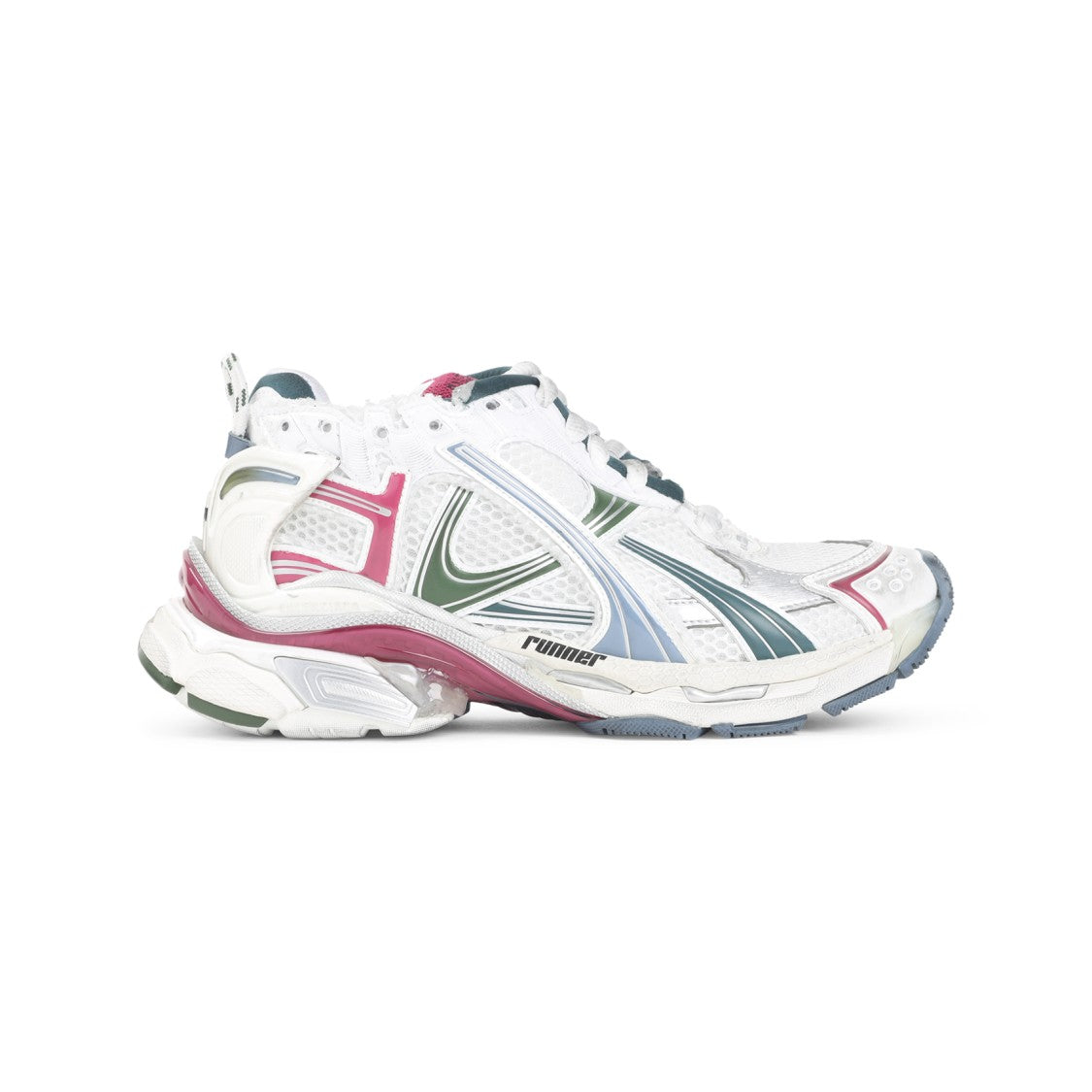 Balenciaga Runner White Polyurethane Sneakers