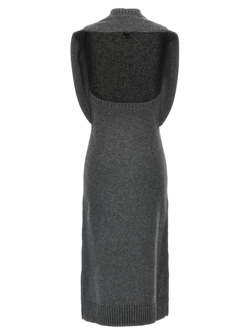 Courrèges Over The Shoulder Drapè' Dress