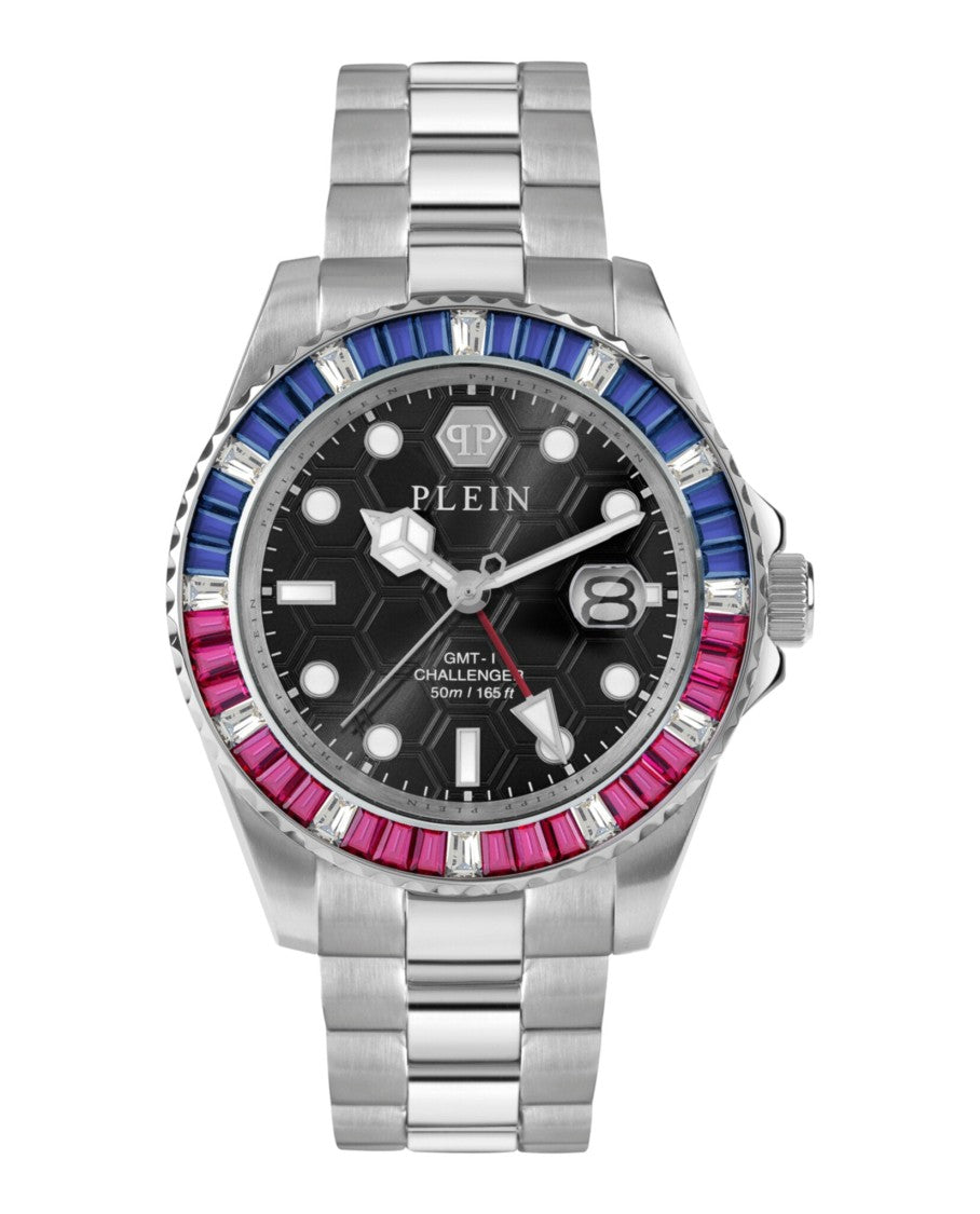 Philipp Plein Gmt-I Challenger Baguettes Bracelet Watch