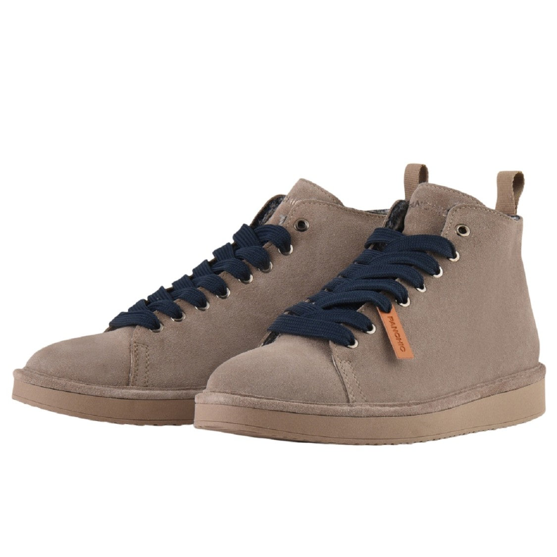 Panchic Sneakers With Leather Construction And Design