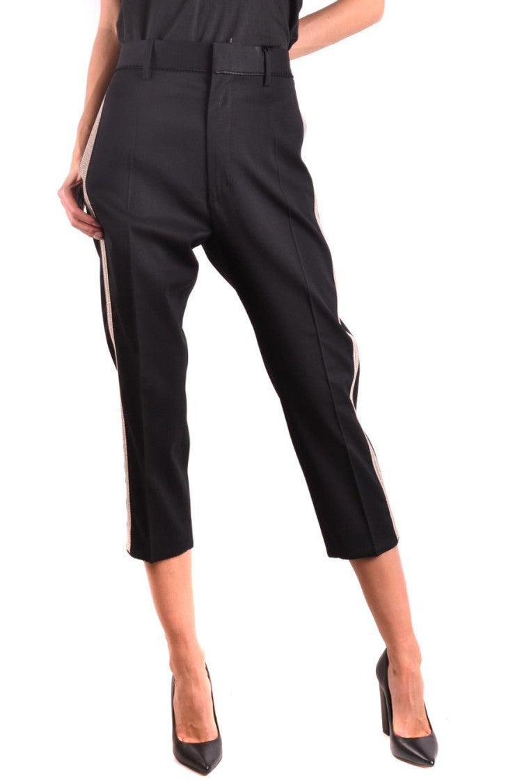 Dsquared2 Cropped Trousers With Tailored Fit