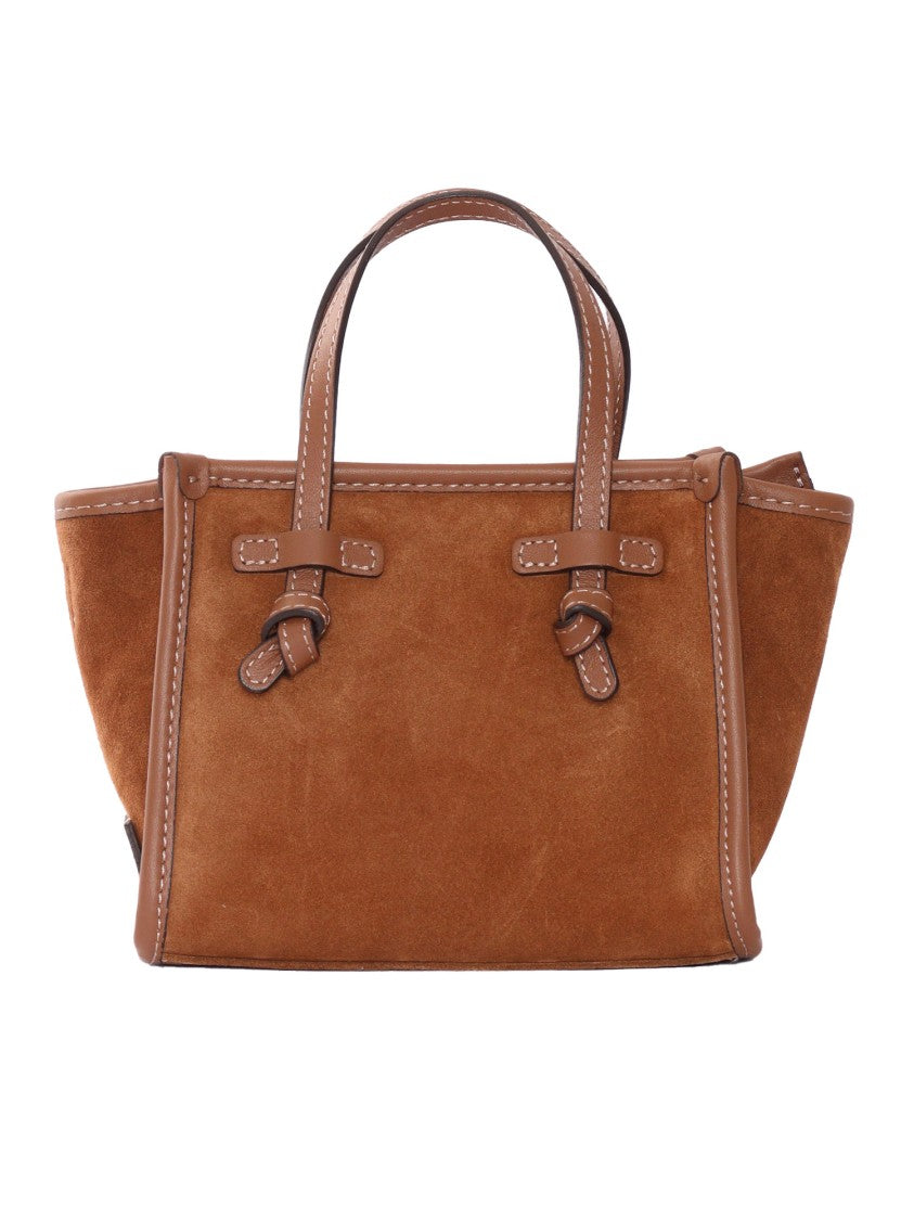 Gianni Chiarini Structured Brown Leather Handbag