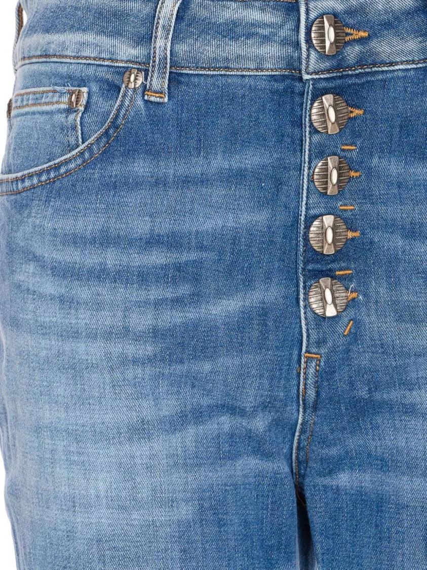 Dondup High-Rise Vintage-Style Denim Jeans