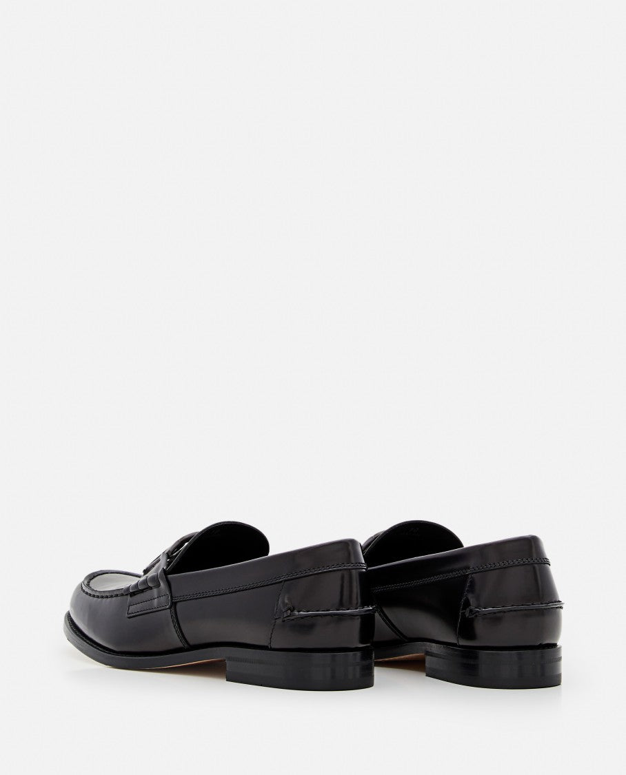 Tod's Black Leather Shoes
