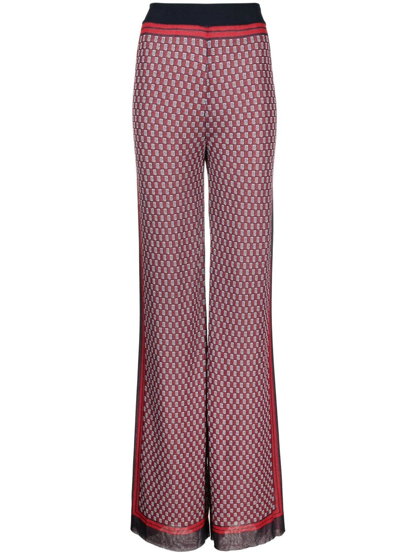Balmain Monogram Check Knit Large Pant