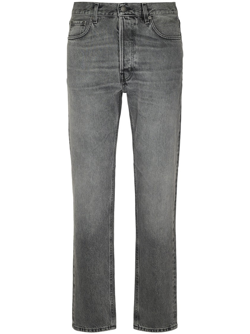 Haikure Slim Fit Grey Jeans With Vintage Appeal