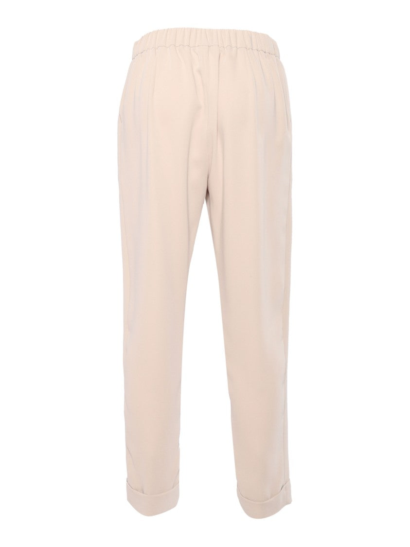 P.A.R.O.S.H. Tailored Relaxed-Fit Trousers With Rolled Cuffs
