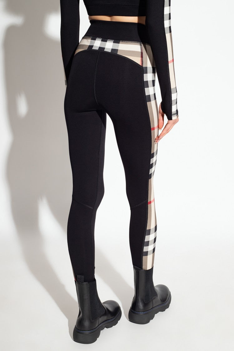 Burberry ‘Madden’ Checked Leggings