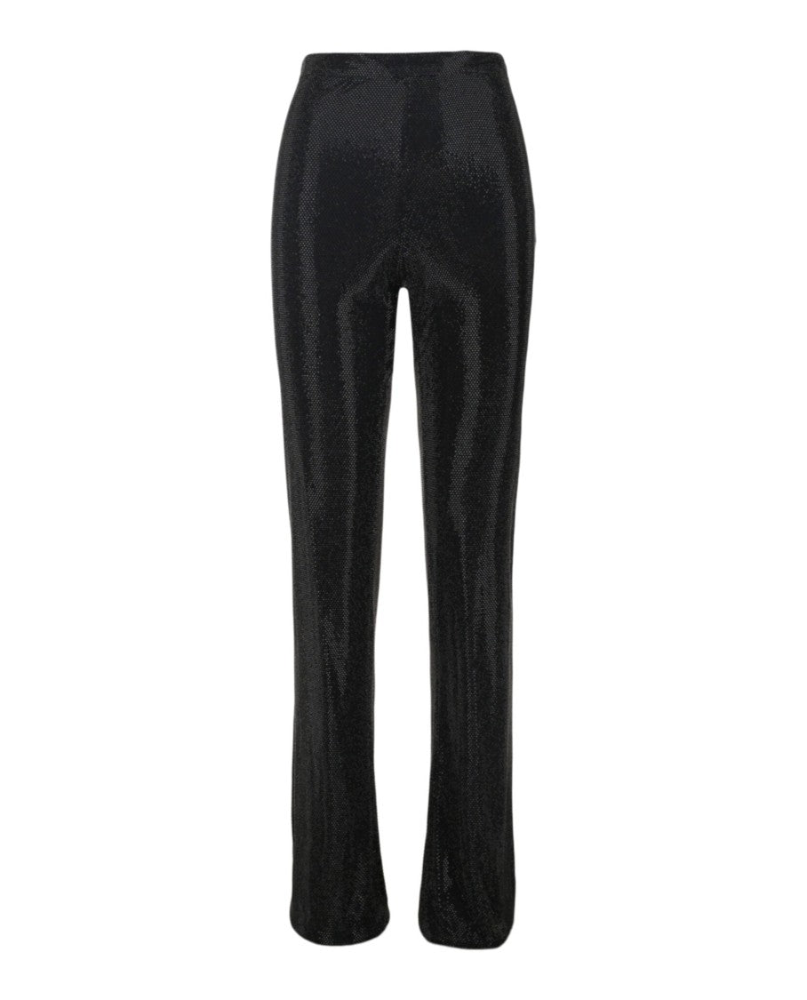 Versace Crystal Embellished Flare Pants
