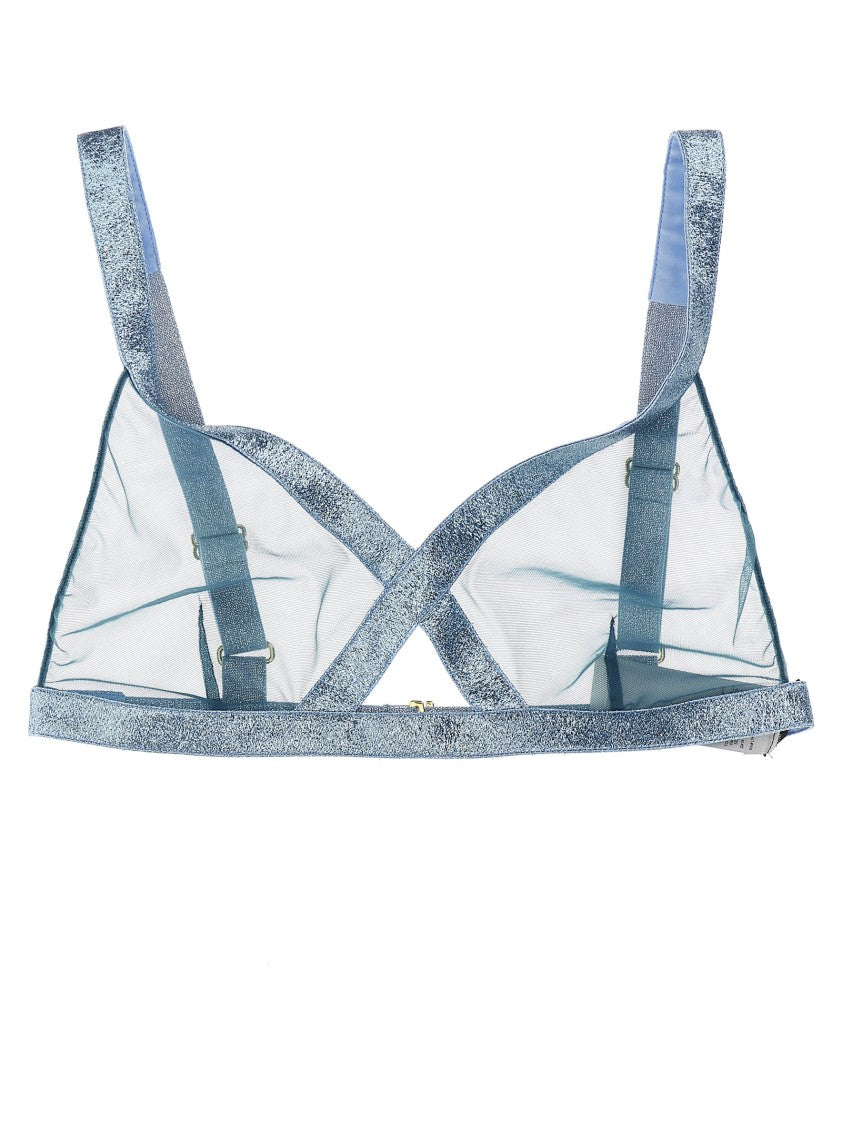 Tom Ford Iridescent Sable Tulle Top