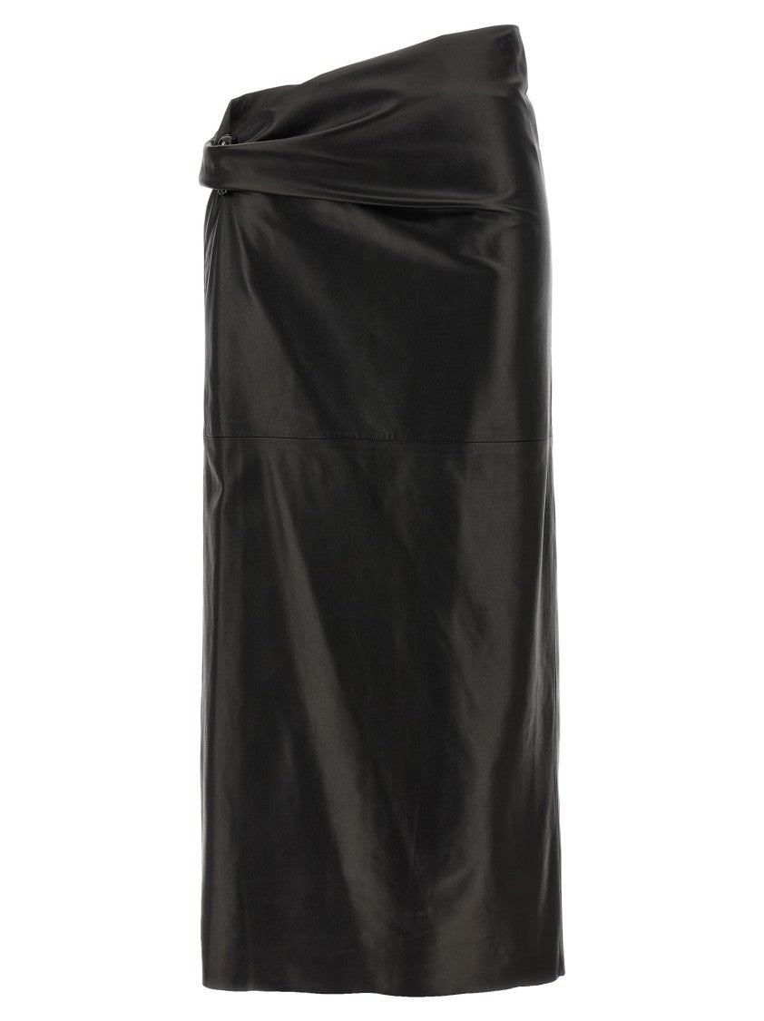 Alberta Ferretti Plongé Nappa Skirt
