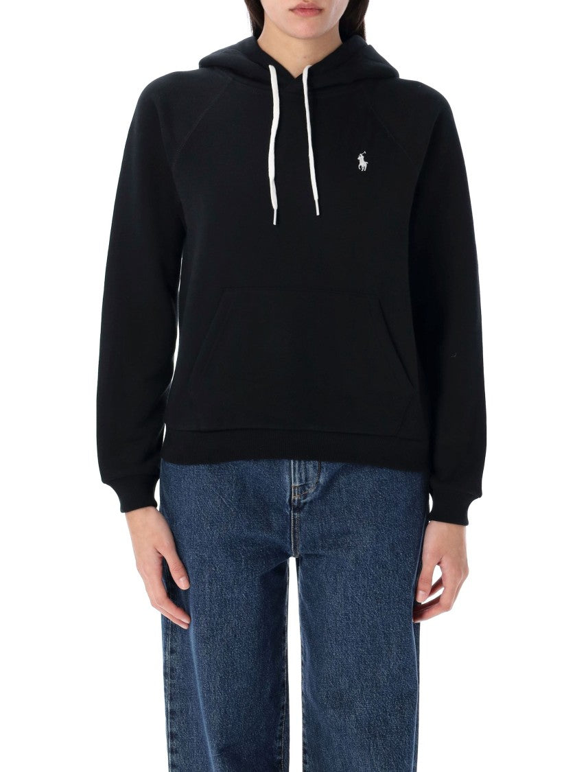 Polo Ralph Lauren Relaxed Fit Black Fleece Hoodie
