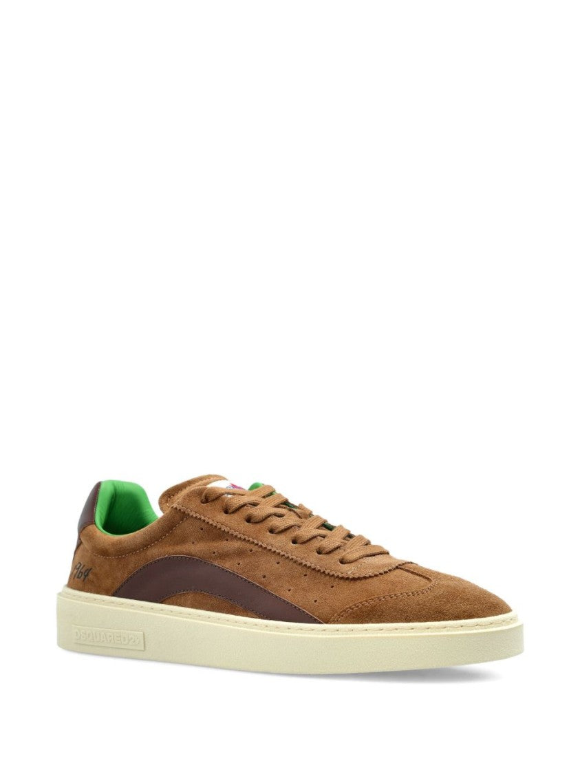 Dsquared2 Laced Sneaker With Patch With Logo