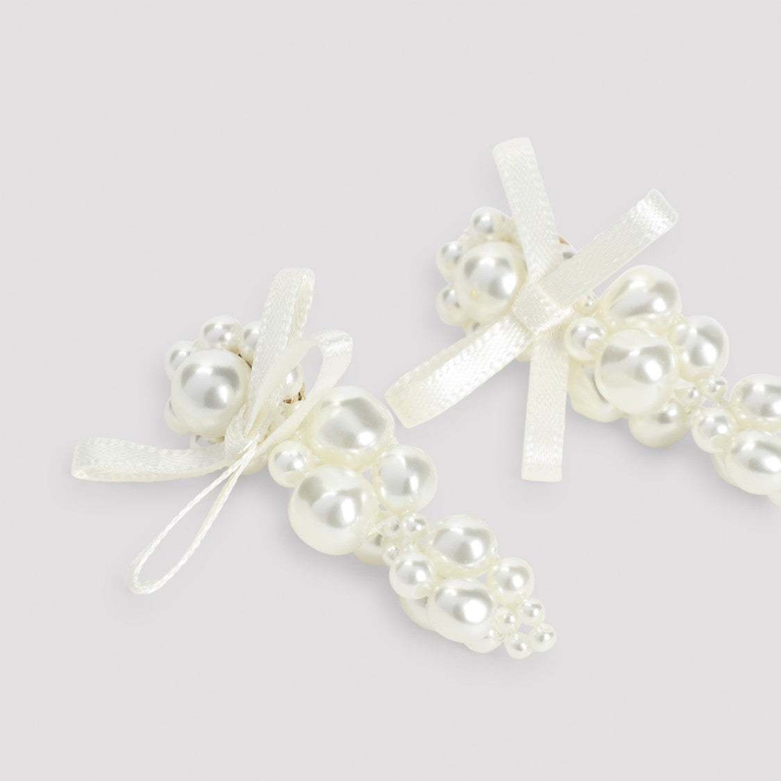 Simone Rocha Cascading Pearl-Accented Earrings