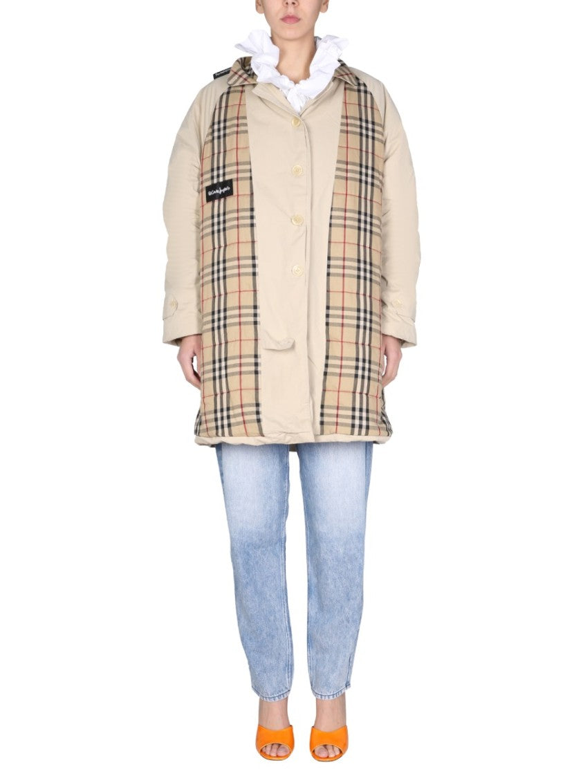 1/Off Oversized Patchwork Trench Coat